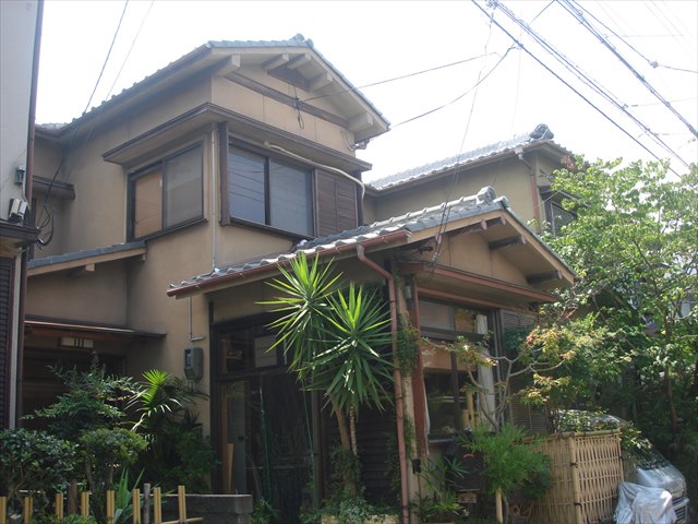 京都府八幡市　外壁塗装