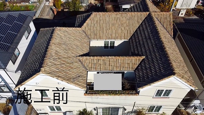 京田辺市　高耐侯塗料で外壁と屋根の塗装工事